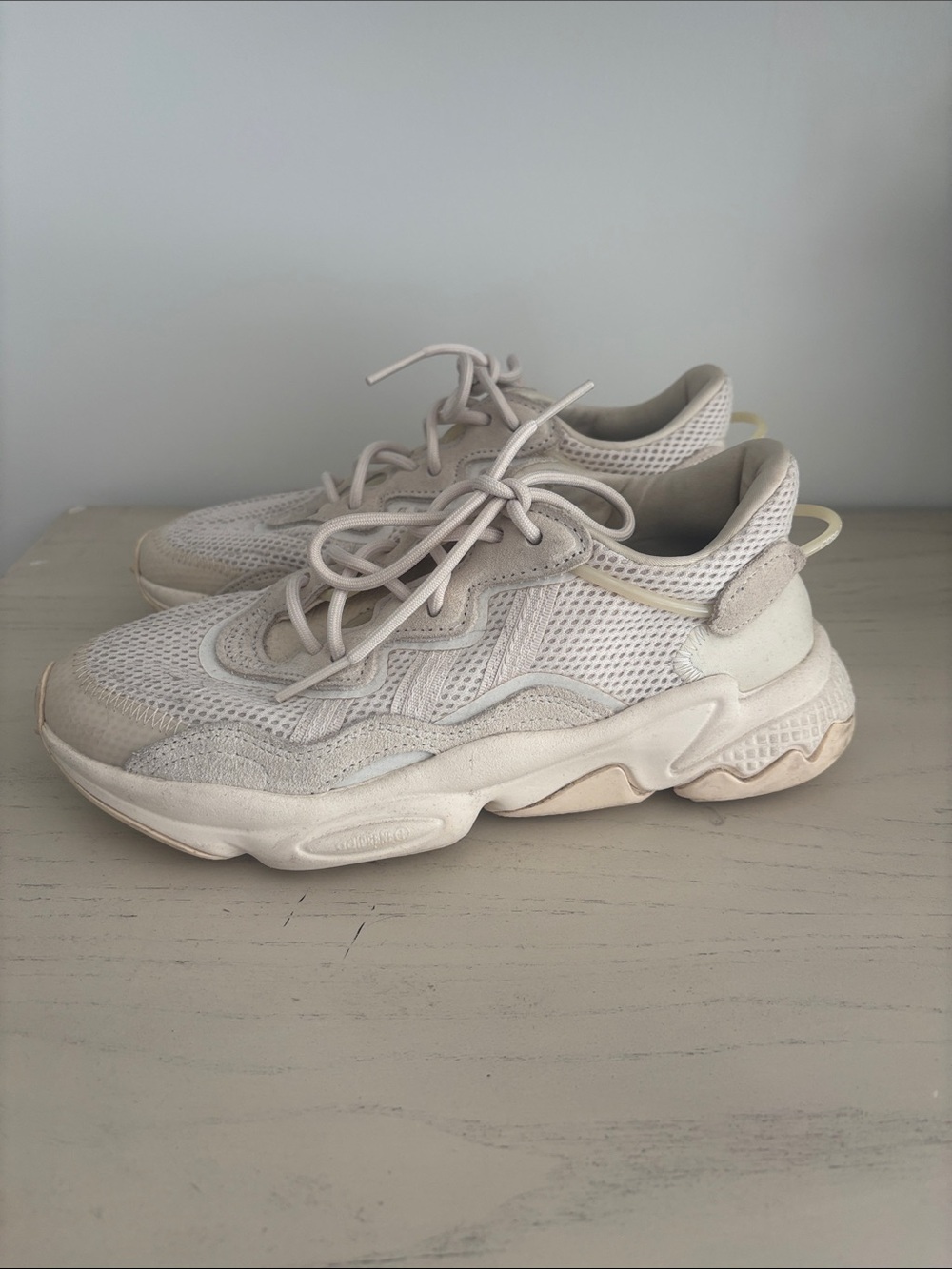 Adidas Beige Ozweego Sneakers